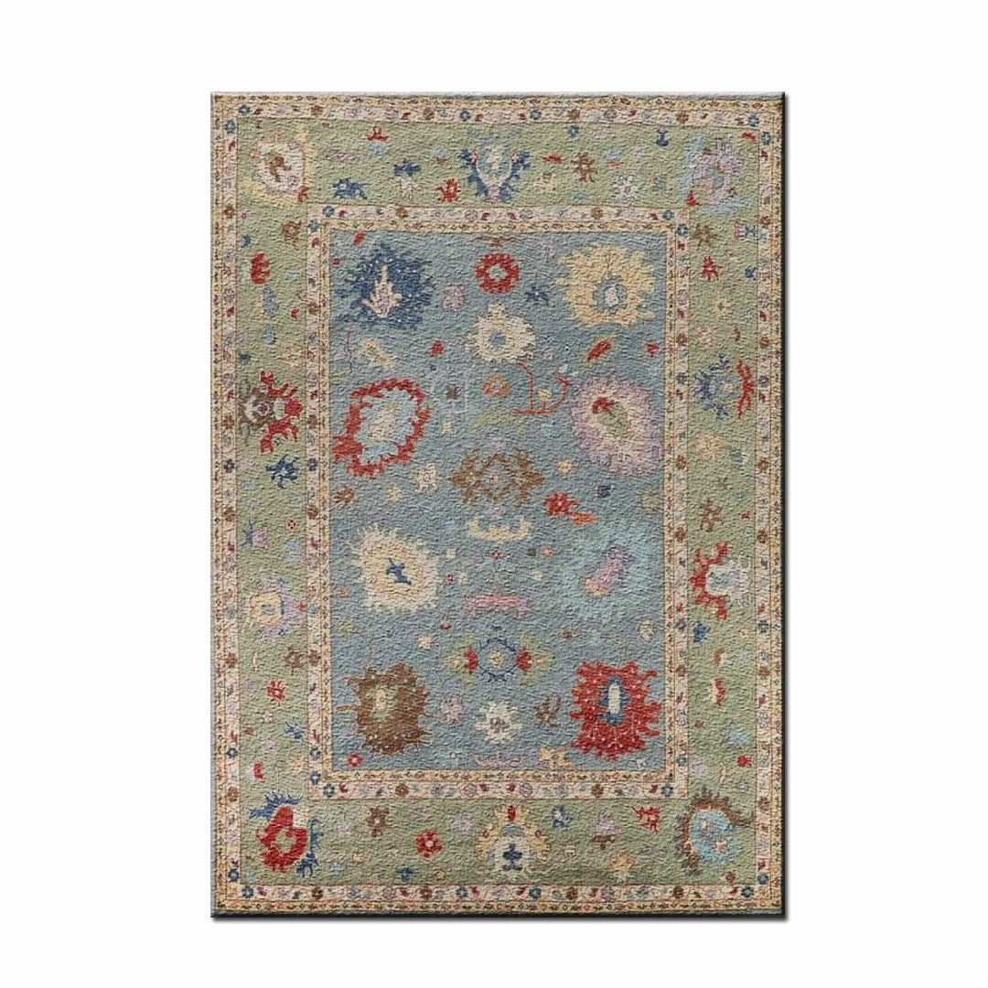 ELARONA - Hand Knotted Oushak Carpet